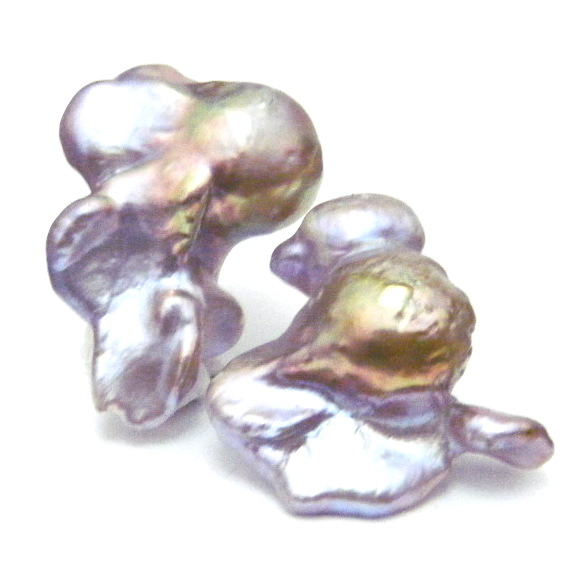 Frilly Fireball Pearl Earrings